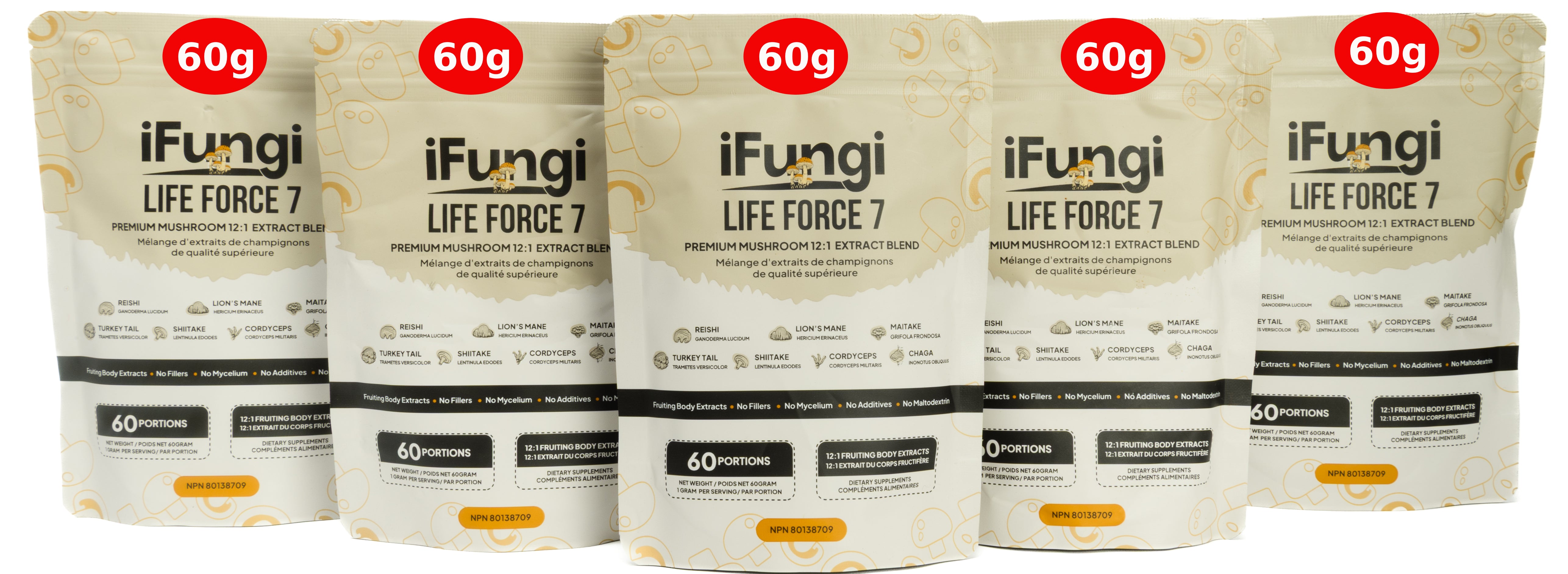 60g - Life Force 7 - iFungi
